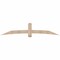 Ekena Millwork Bellingham Smooth Timber Gable Bracket, Douglas Fir, 96"W x 20"H x 5 1/2"D x 5 1/2"F, 5/12 Pitch GBW096X20X0606BEL00SDF - alternate 1